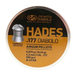 JSB Air Rifle Pellets Hades Diabolo .177 x 500 Pack